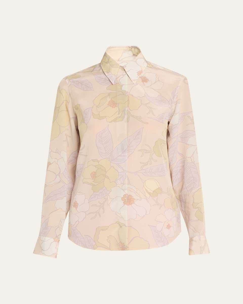 Chowy Floral Silk Shirt